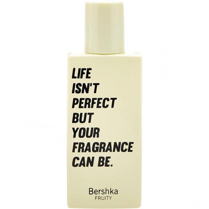 Life Isn't Perfect But Your Fragrance Can Be. by Bershka perfume bottle