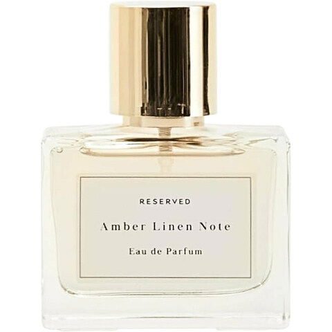 Amber Linen Note by Reserved perfume bottle