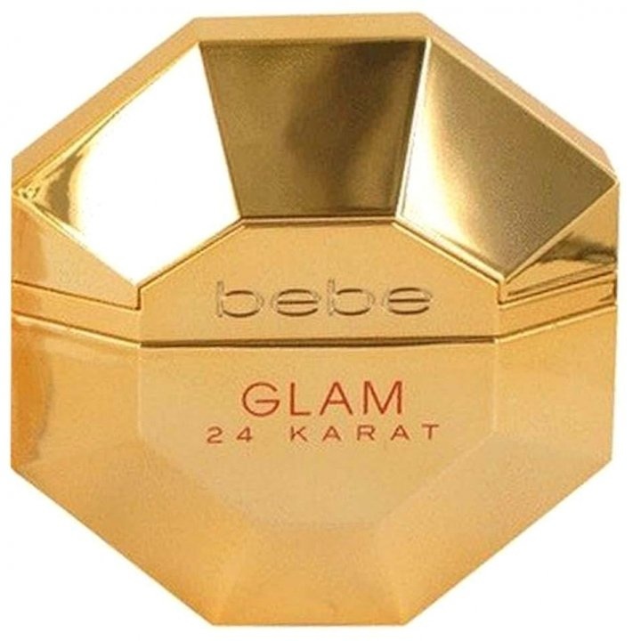 Glam 24 Karat by bebe perfume bottle