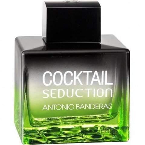 Cocktail Seduction in Black by Antonio Banderas perfume bottle
