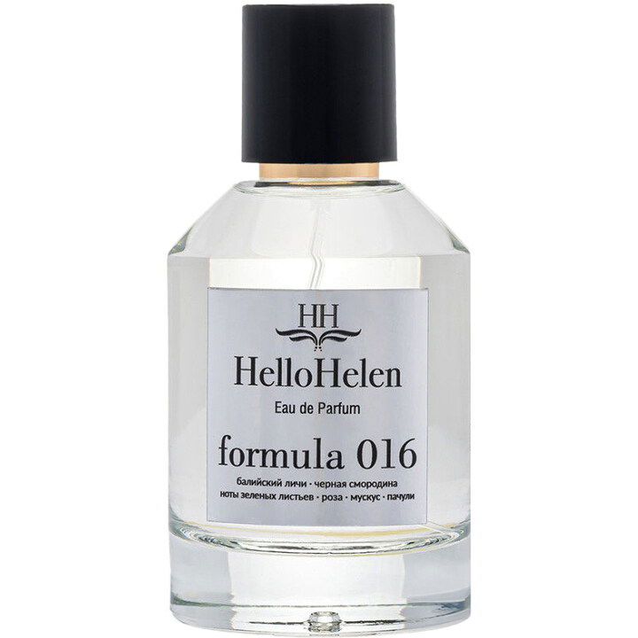 Formula 016 by HelloHelen perfume bottle