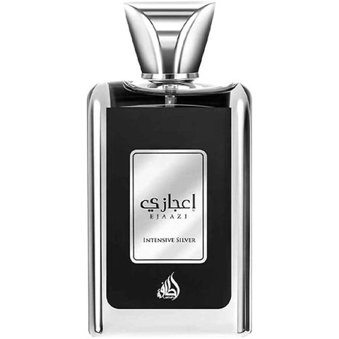 Ejaazi Intensive Silver by Lattafa / لطافة perfume bottle