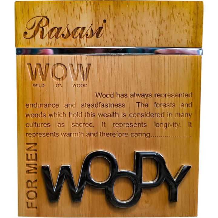 Woody for Men by Rasasi perfume bottle