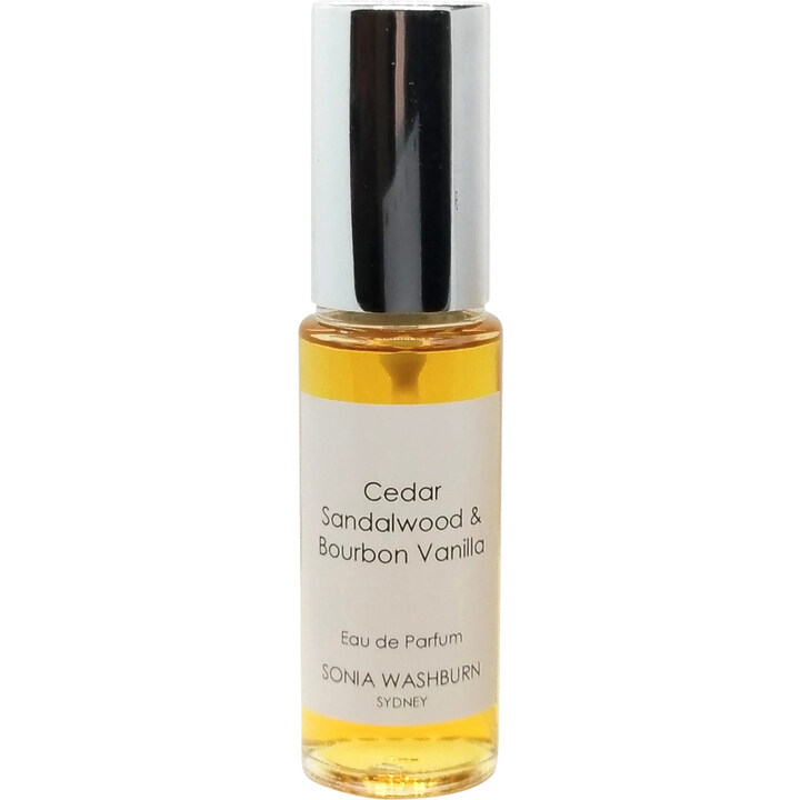 Cedar Sandalwood & Bourbon Vanilla by Sonia Washburn perfume bottle