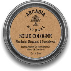 Mandarin, Bergamot & Sandalwood by Arcadia Natural perfume bottle