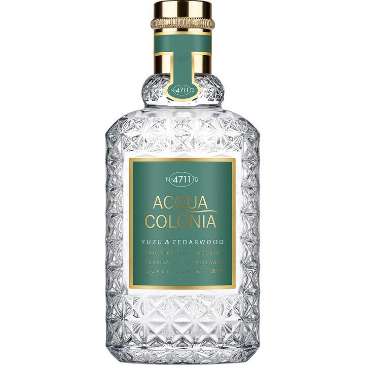 Yuzu & Cedarwood by 4711 perfume bottle