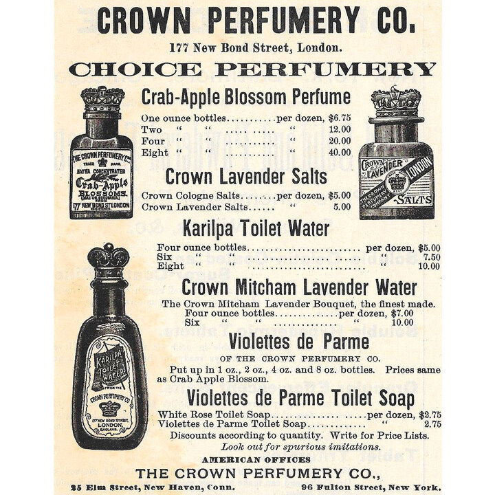 Violettes de Parme by Crown Perfumery perfume bottle