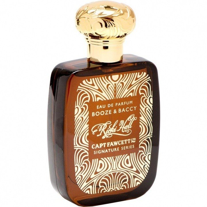 Ricki Hall - Booze & Baccy by Captain Fawcett's perfume bottle