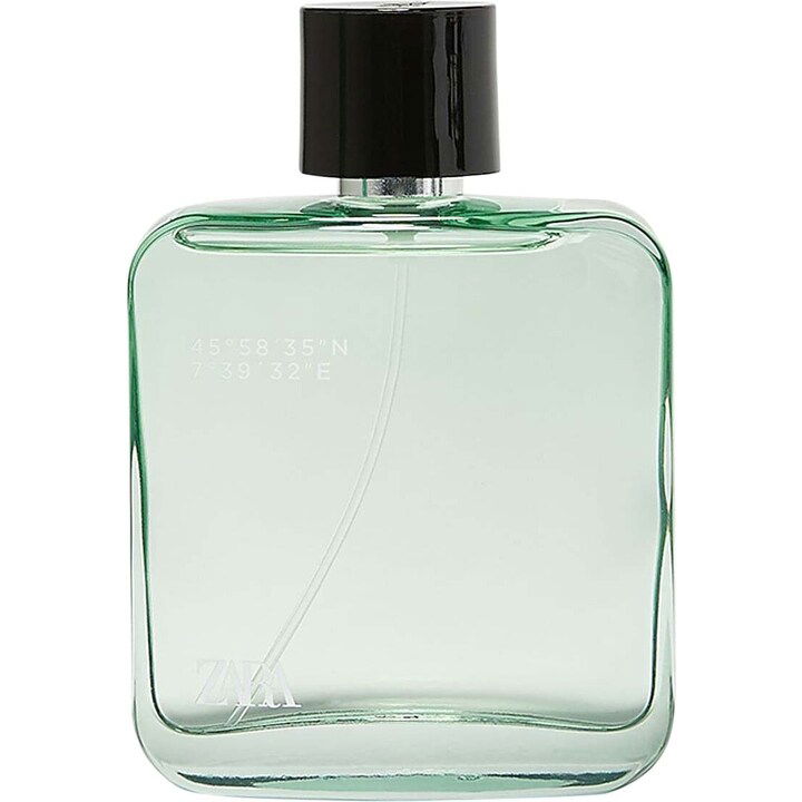 45°58′35″N 7°39′32″E by Zara perfume bottle