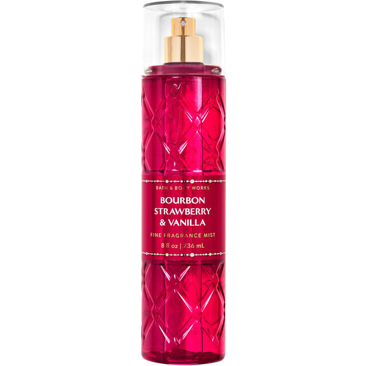 Bourbon Strawberry & Vanilla by Bath & Body Works perfume bottle