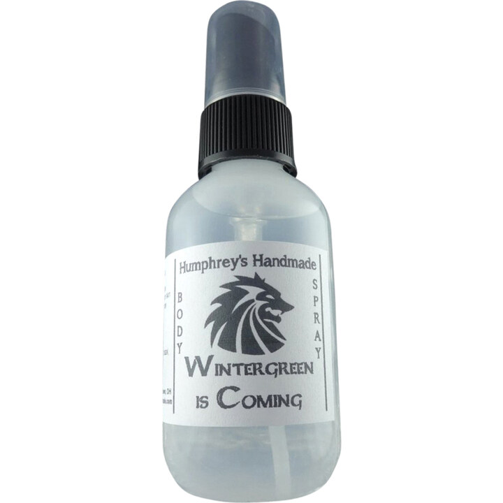Wintergreen is coming by Humphrey's Handmade perfume bottle