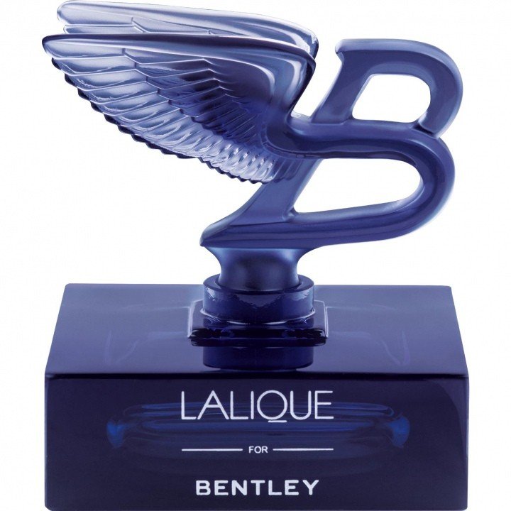 Lalique for Bentley Blue Crystal Edition by Bentley perfume bottle