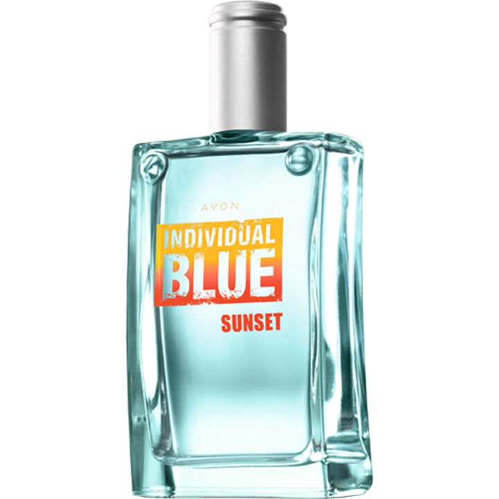 Individual Blue Sunset by Avon perfume bottle