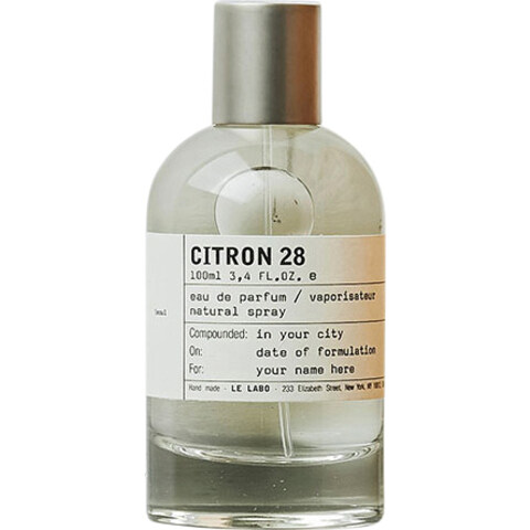 Citron 28 by Le Labo perfume bottle
