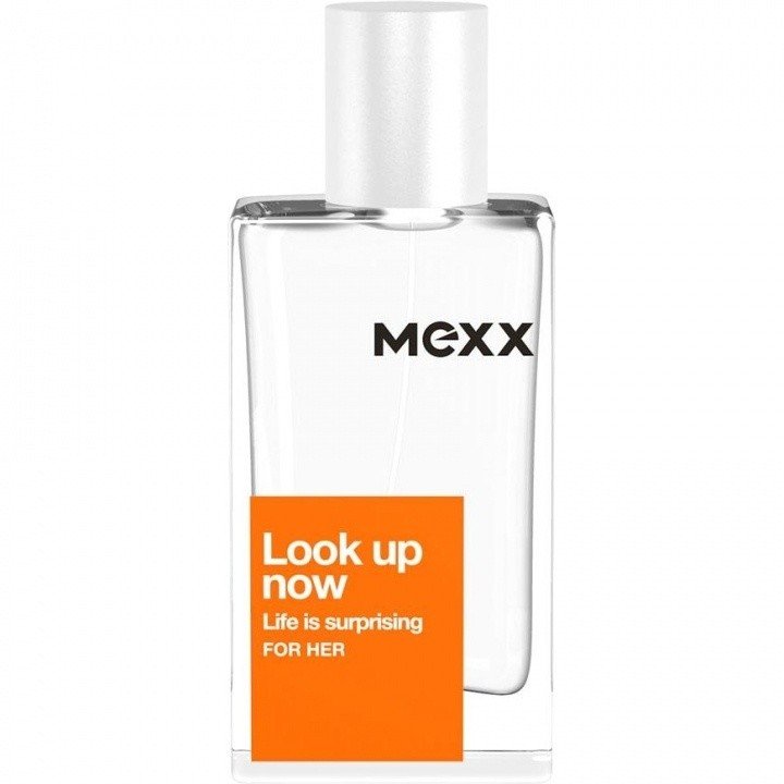 Look Up Now - Life is Surprising for Her by Mexx perfume bottle