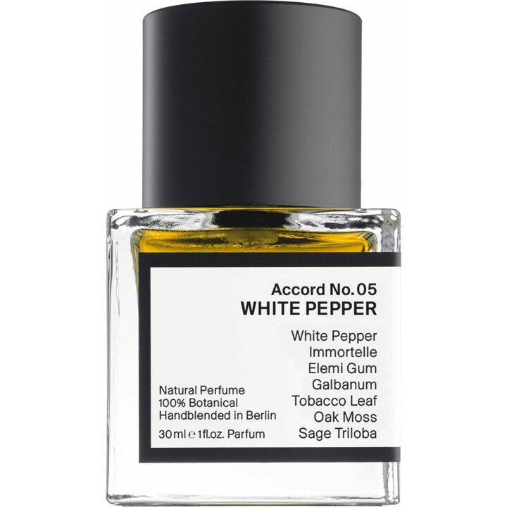 Accord No. 05: White Pepper by Raer Scents / AER Scents perfume bottle