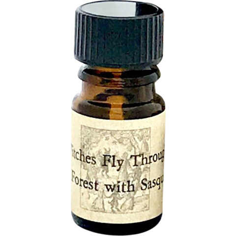 Witches Fly Through the Forest with Sasquatch by Arcana Wildcraft perfume bottle