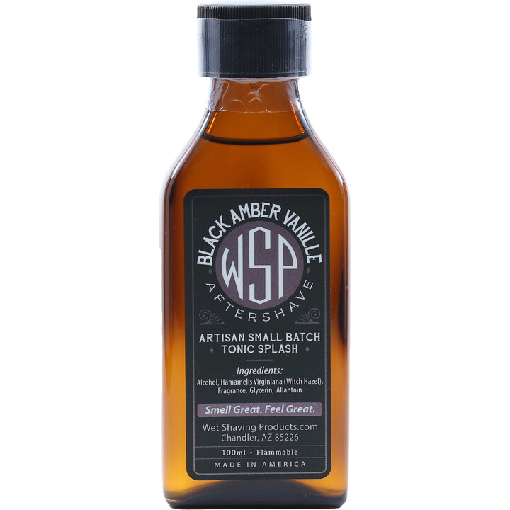 Black Amber Vanille by Wet Shaving Products perfume bottle