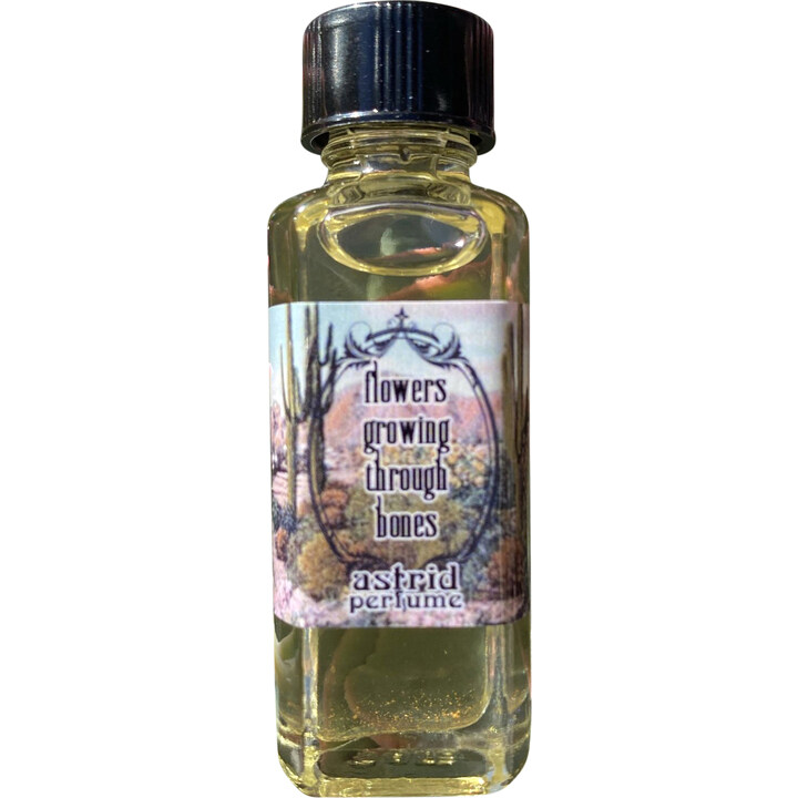 Flowers Growing Through Bones by Astrid Perfume / Blooddrop perfume bottle