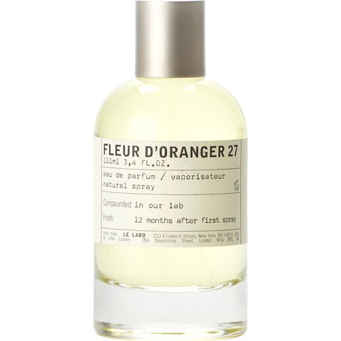 Fleur d'Oranger 27 EDP by Le Labo perfume bottle