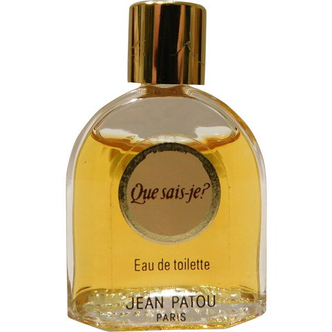 Que sais-je? by Jean Patou perfume bottle