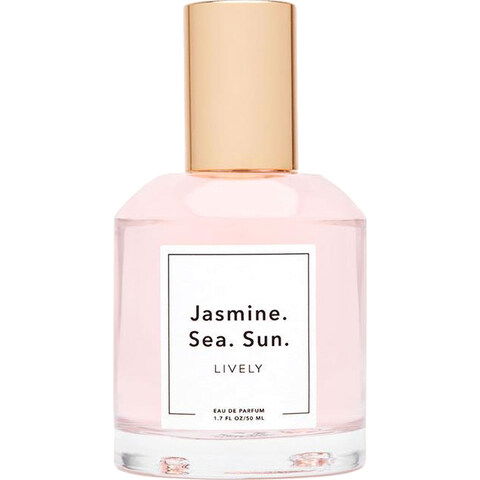 Jasmine. Sea. Sun. by Lively perfume bottle