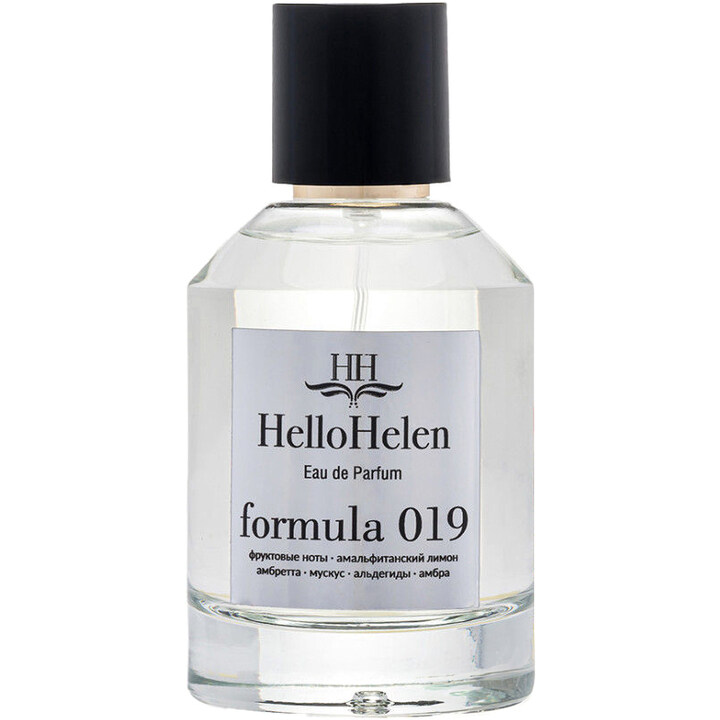 Formula 019 by HelloHelen perfume bottle