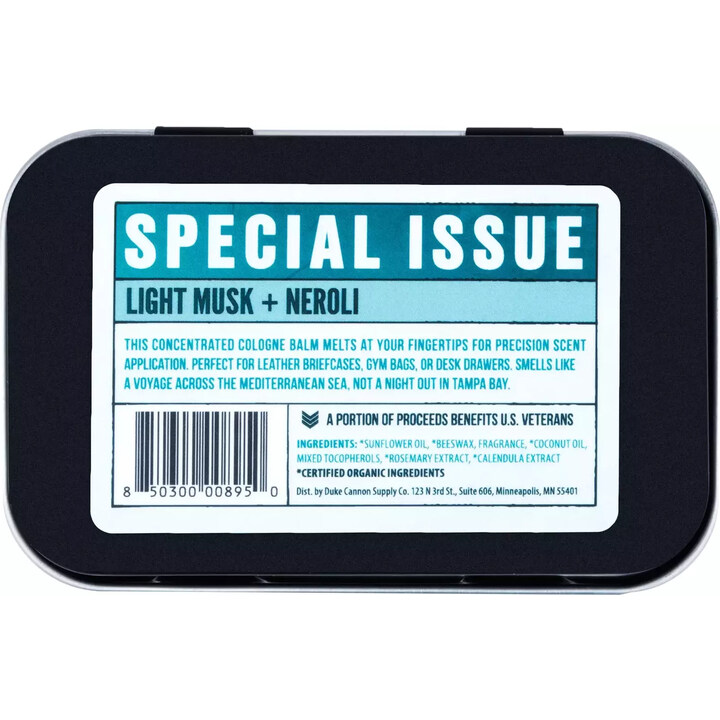 Special Issue - Light Musk & Neroli by Duke Cannon perfume bottle