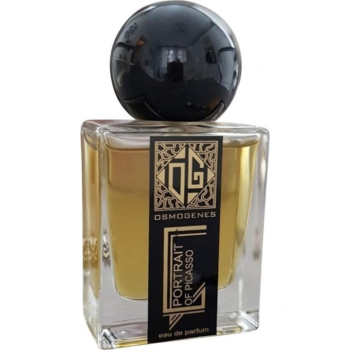 Portrait of Picasso by Osmogenes perfume bottle