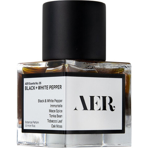 No. 05: Black + White Pepper by Raer Scents / AER Scents perfume bottle
