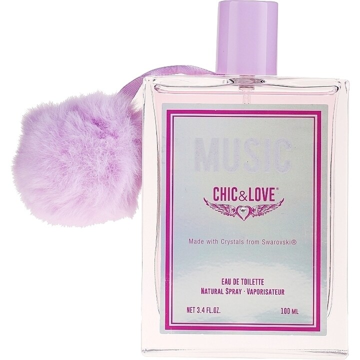 Music by Chic&Love perfume bottle