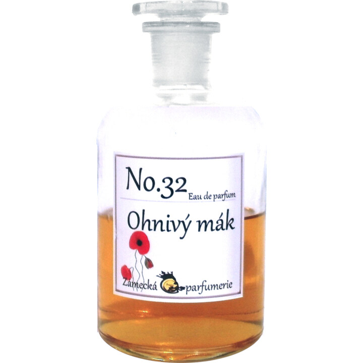 No.32 Ohnivý mák by Zámecká Parfumerie perfume bottle