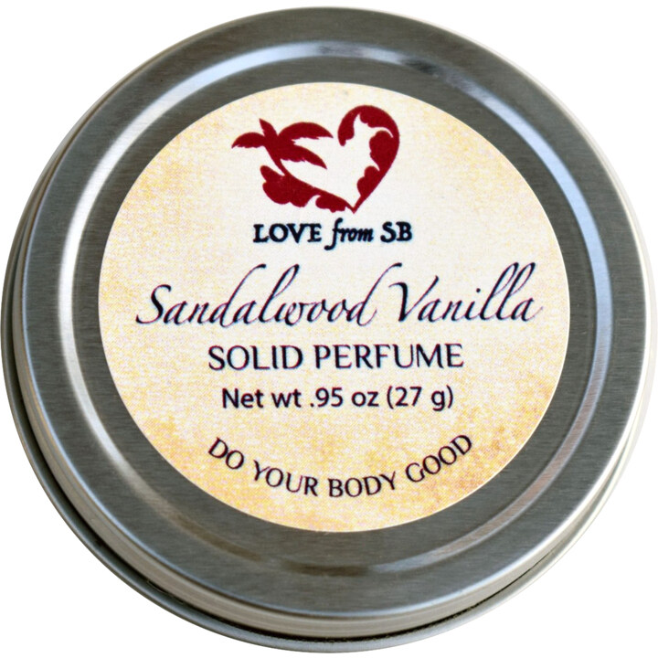 Sandalwood Vanilla by Love from Santa Barbara perfume bottle