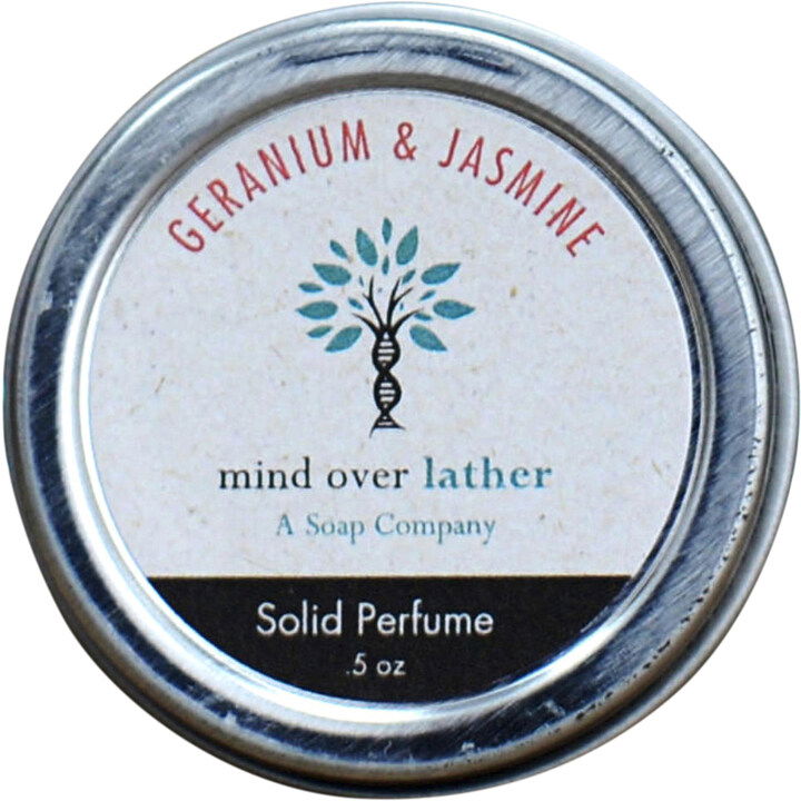 Geranium & Jasmine by Mind Over Lather perfume bottle