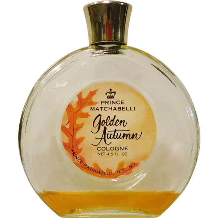 Golden Autumn by Prince Matchabelli perfume bottle