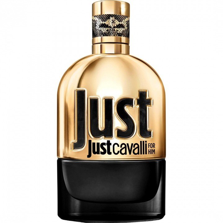 Just Cavalli Gold for Him by Roberto Cavalli perfume bottle