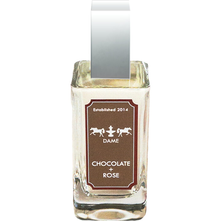 Chocolate+ Rose by Dame Perfumery Scottsdale perfume bottle
