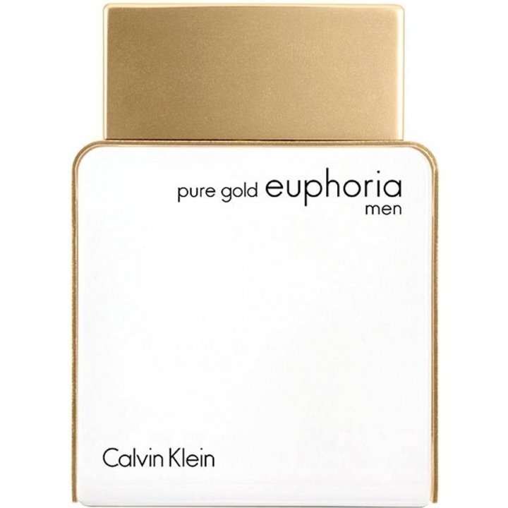 Pure Gold Euphoria Men by Calvin Klein perfume bottle