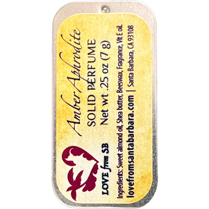 Amber Aphrodite by Love from Santa Barbara perfume bottle