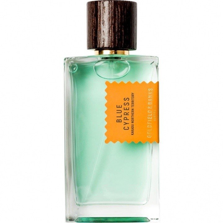 Blue Cypress by Goldfield & Banks perfume bottle