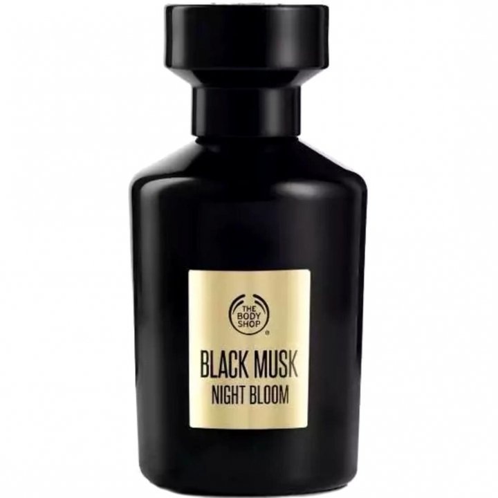 Black Musk Night Bloom EDT by The Body Shop perfume bottle