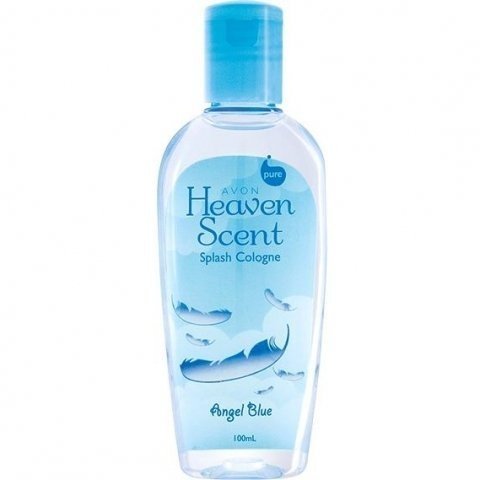 Heaven Scent - Angel Blue by Avon perfume bottle