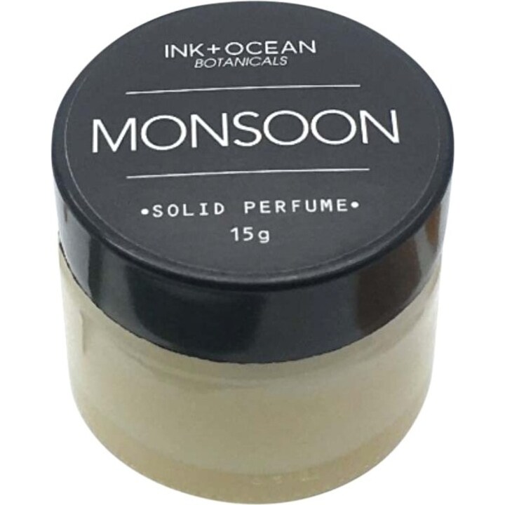 Monsoon by Ink + Ocean Botanicals perfume bottle