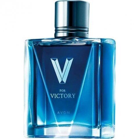 V for Victory by Avon perfume bottle