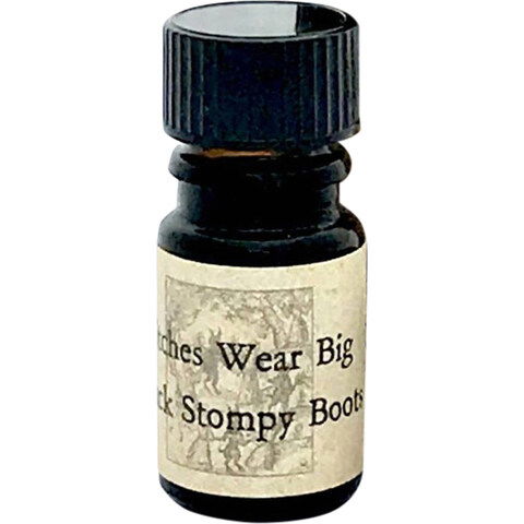 Witches Wear Big Black Stompy Boots by Arcana Wildcraft perfume bottle