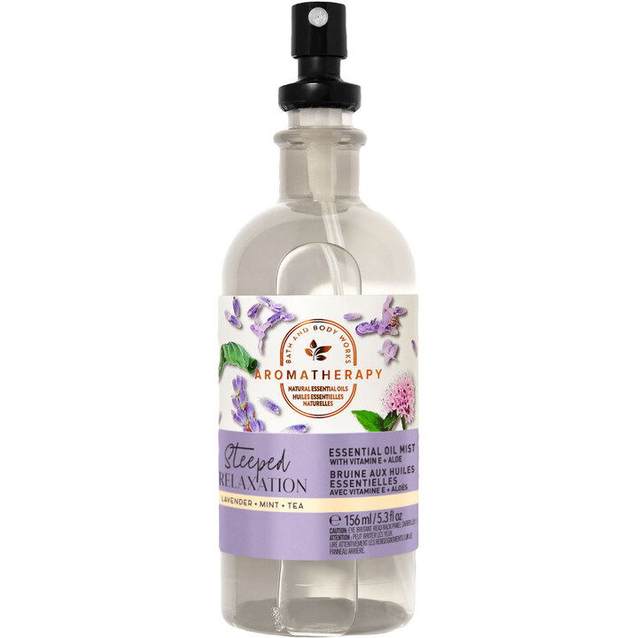 Steeped Relaxation - Lavender + Mint + Tea by Bath & Body Works perfume bottle