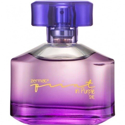 Print in Purple by Zermat perfume bottle