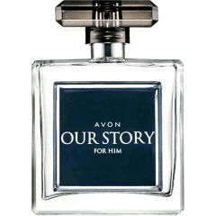 Our Story for Him by Avon perfume bottle