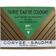 Triple Eau de Cologne by Coryse Salomé perfume bottle