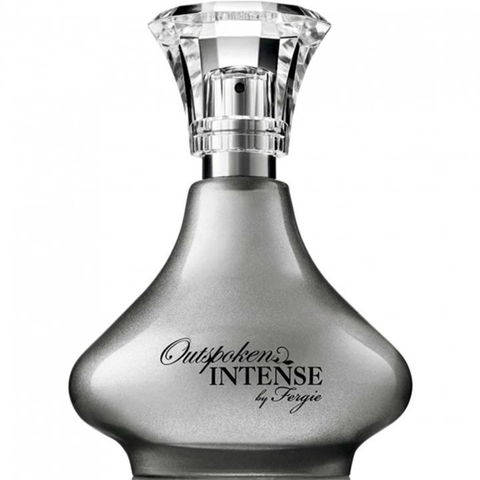 Outspoken Intense by Fergie EDP by Avon perfume bottle